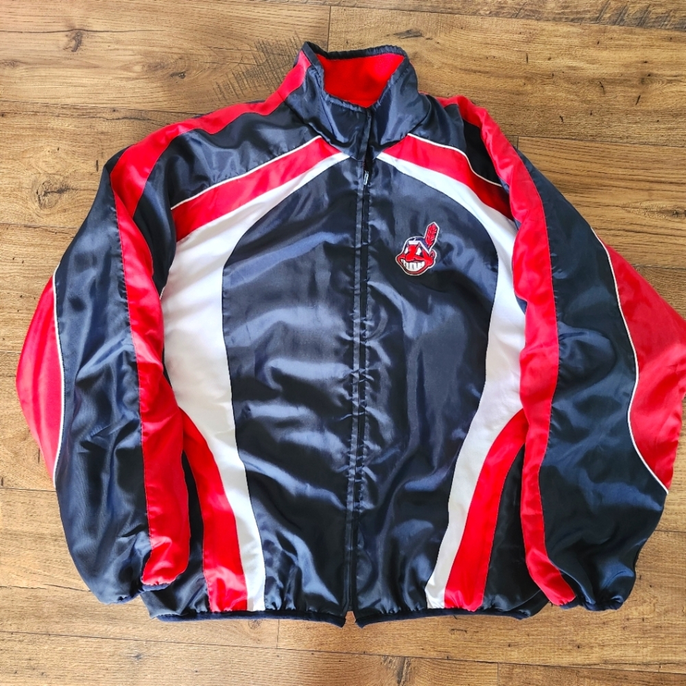 reversible Cleveland Indians Coat XL
